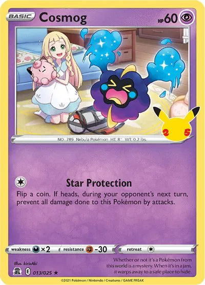 Cosmog Holo Rare 013/025 – Celebrations